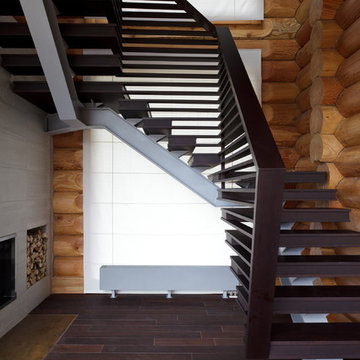 Интерьер деревянного жилого дома
