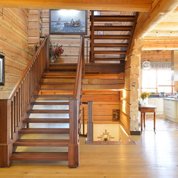 Лестница для деревянного дома в Истре