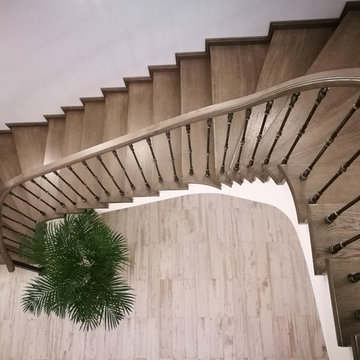 Лестница в стиле фьюжн