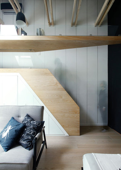 Современный Лестница by Ze|Workroom Studio