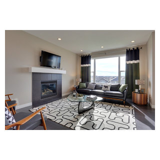 121 Hillcrest Drive, Airdrie - Modern - Living Room - Calgary - by ...