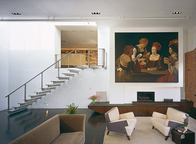 Modern Living Room by Eisner Design LLC