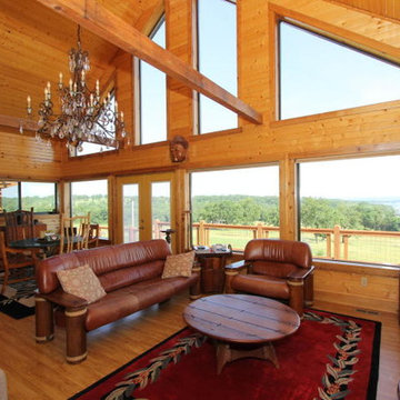 1900 square foot raised ranch home on 52 acres and Table Rock Lake