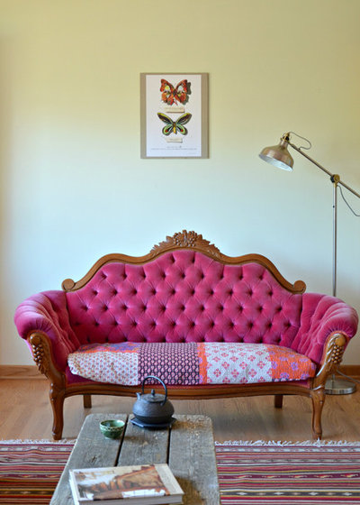 Eclectic Living Room by Lola Nova