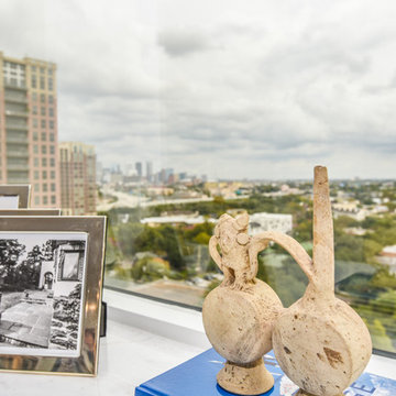 1980s Hi-Rise Condo Goes Mid Century Modern in Houston's Museum District