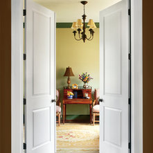 Contemporary Living Room by HomeStory Doors of Chicago