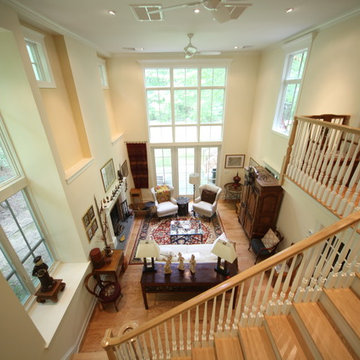 2 Story Great Room from Library Balcony