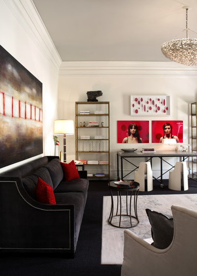 Contemporary Living Room by Dillard Pierce Design Associates