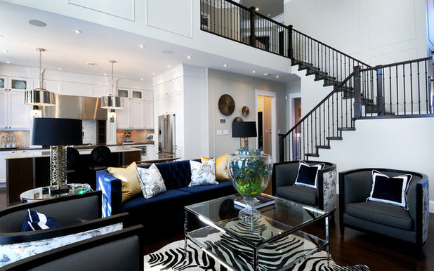 Contemporary Living Room by Atmosphere Interior Design Inc.