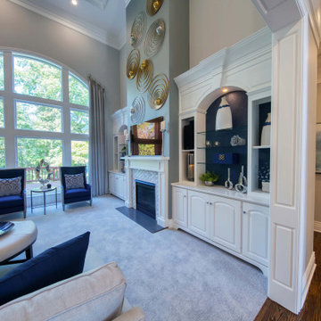 2019: A Cool Tone Open Concept Great Room