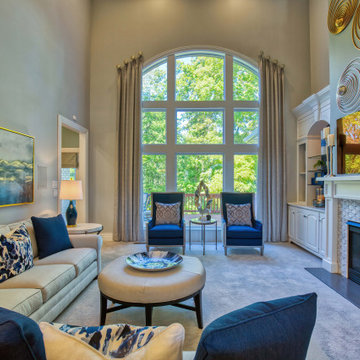 2019: A Cool Tone Open Concept Great Room