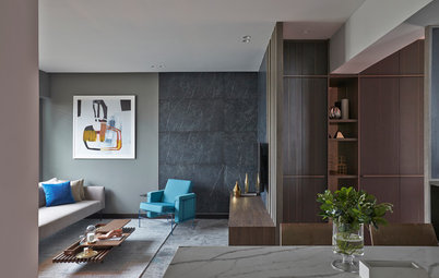 Houzz Tour: Modern Luxe is Celebrated in a Swanky Flat