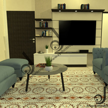 3 BHK Greater Noida Residence Interior Design