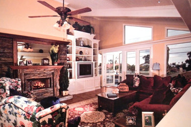 Traditional living room in Orange County.