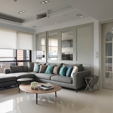 38 I Suites Condo design by SpaceArt - Modern Living Room Design