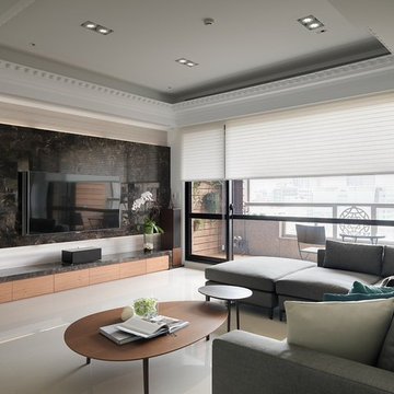 38 I Suites Condo design by SpaceArt - Modern Living Room Design