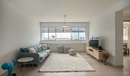 Houzz Tour: Making an All-White Apartment a Chic and Cosy Haven