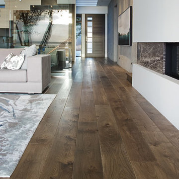 8" Greycastle colour - Estate Plank Collection White Oak Hardwood Flooring