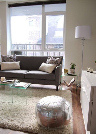 Contemporary Living Room by Megan Buchanan