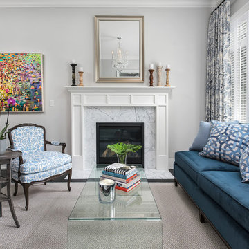A Blue Lakeview Home