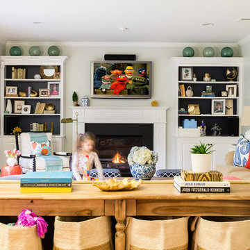 A Colorful Room for a Young Family