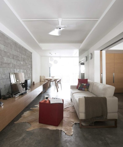 Contemporary Living Room by Ecoshack