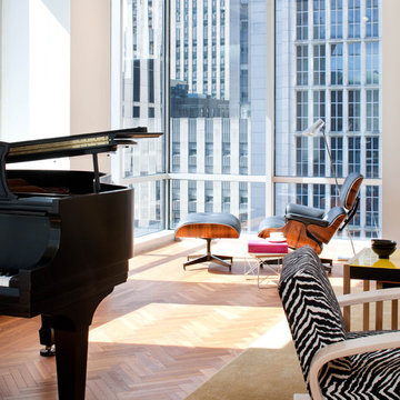 A mix of old and new to create a comfortable living area