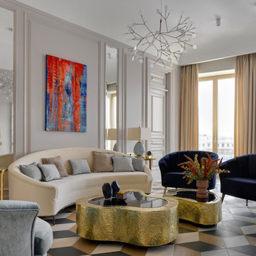 A Russian Apartment with Contemporary Touch by Katerina Lashmanova