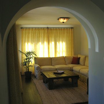 A Spanish style Living Room in Santa Barbara, CA