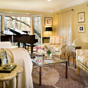 A sun filled Living Room in New Jersey-Peter Rymwid Photography