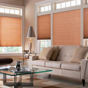A variety of window treatments