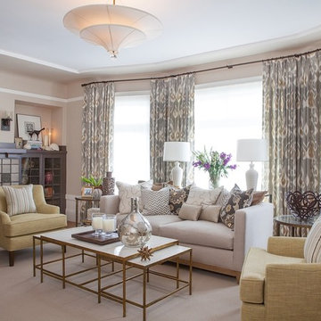 A Warm, Light & Sophisticated Living Room