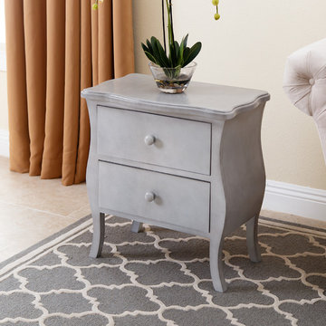 Abbyson Living Belvedere Antiqued 2-Drawer Nightstand