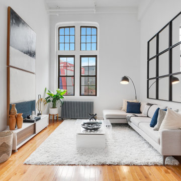 ABISHAI DESIGNS - Staging Project - 1 BR with Loft Clinton Hill, Brooklyn NY