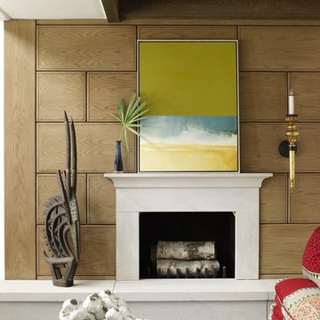 Abstract landscape painting