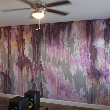 Abstract Living Room - Accent Wall