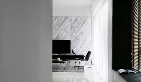 Room Tour: Modern Luxe Details Fill a Living-Dining Area