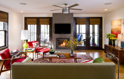 10 Vibrant Midcentury Modern Living Rooms