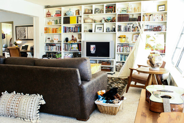 Eclectic Living Room by Mina Brinkey