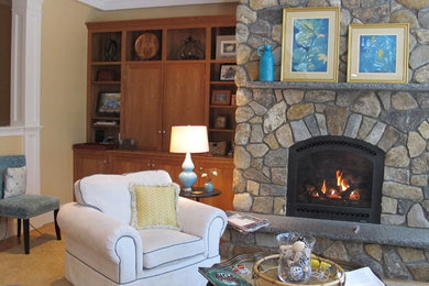 Living room - living room idea in Portland Maine