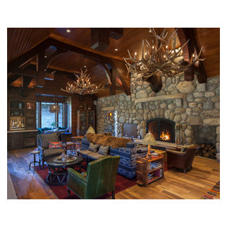 Adirondack Lodge Rustic Living Room