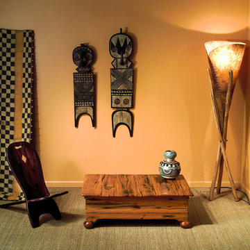 African Furniture, Decor, Rugs, Art and Lighting
