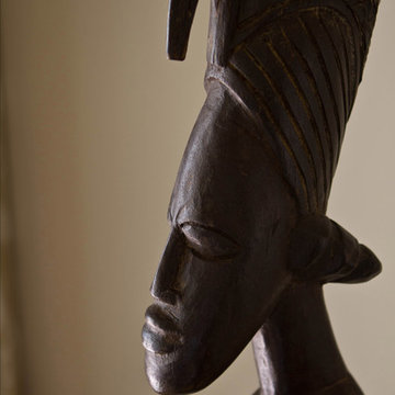 African wood carving