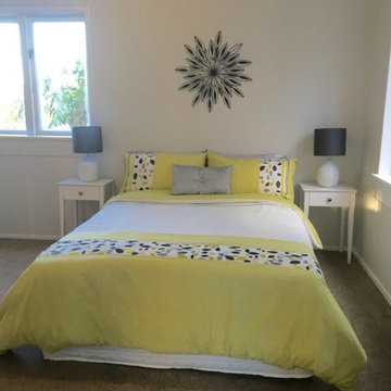 After photo bedroom of Granny flat Home staging by House Dressings Ltd