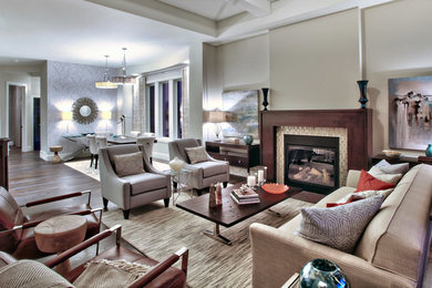 Airy and Modern Living Room, Interior Design Calgary
