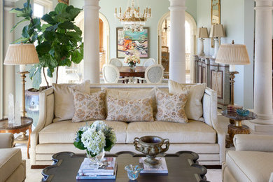 Design ideas for a classic living room in Little Rock.