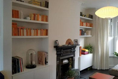 Alcove bookcases and  cupboards