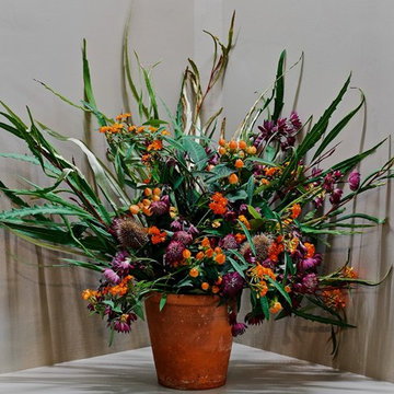 Alcove floral arrangement