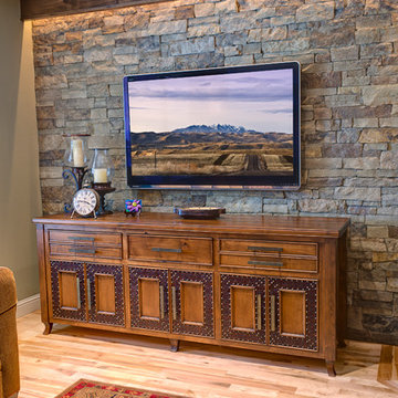 Alder & Leather Buffet