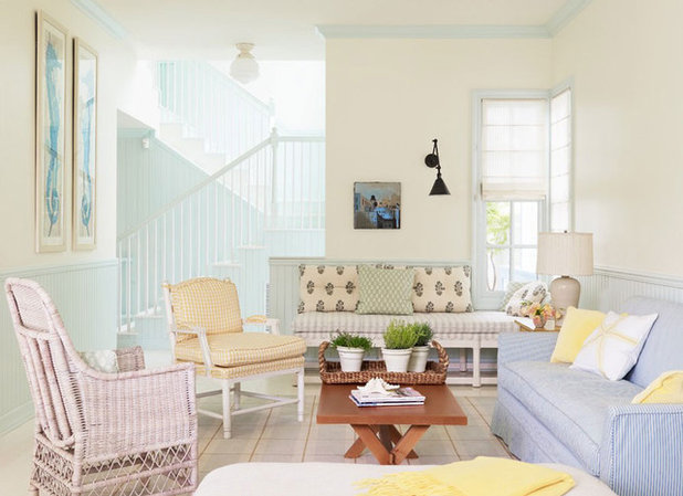 Traditional Living Room by Alexandra Angle Interior Design
